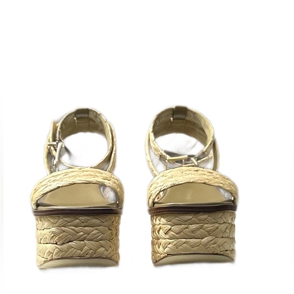 Michael Michael Kors Sandra Straw Platform Sandals - Picture 9 of 13